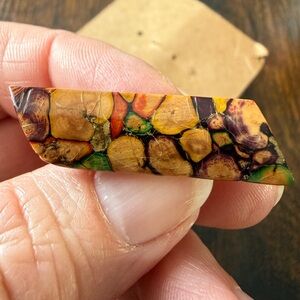 Scottish Heather gems brooch